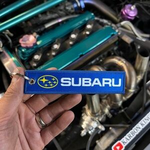 Suburu Car Keychain Keytag